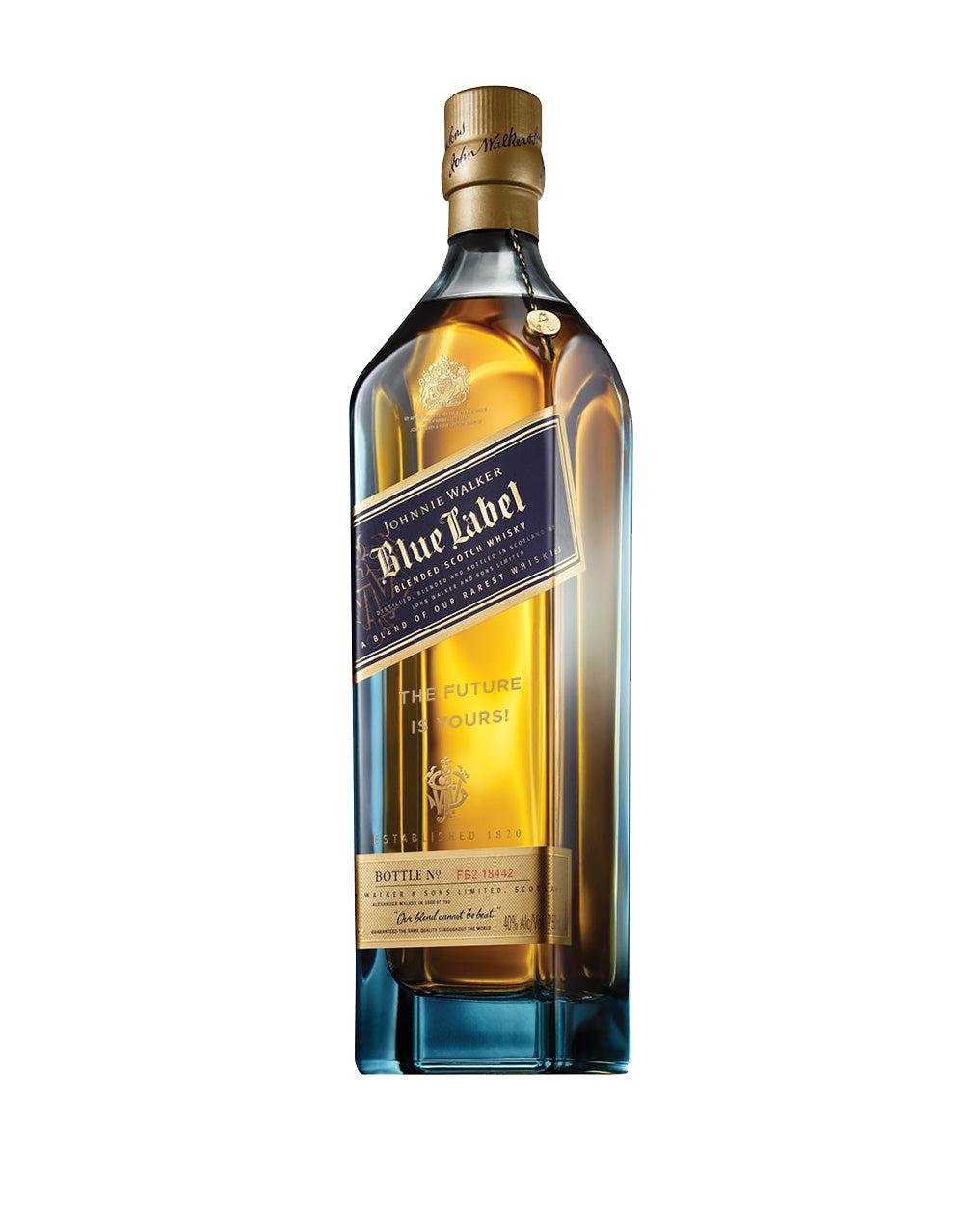 JOHNNIE WALKER BLUE LABEL® - 'THE FUTURE IS YOURS!' ENGRAVED BOTTLE BLENDED SCOTCH WHISKY