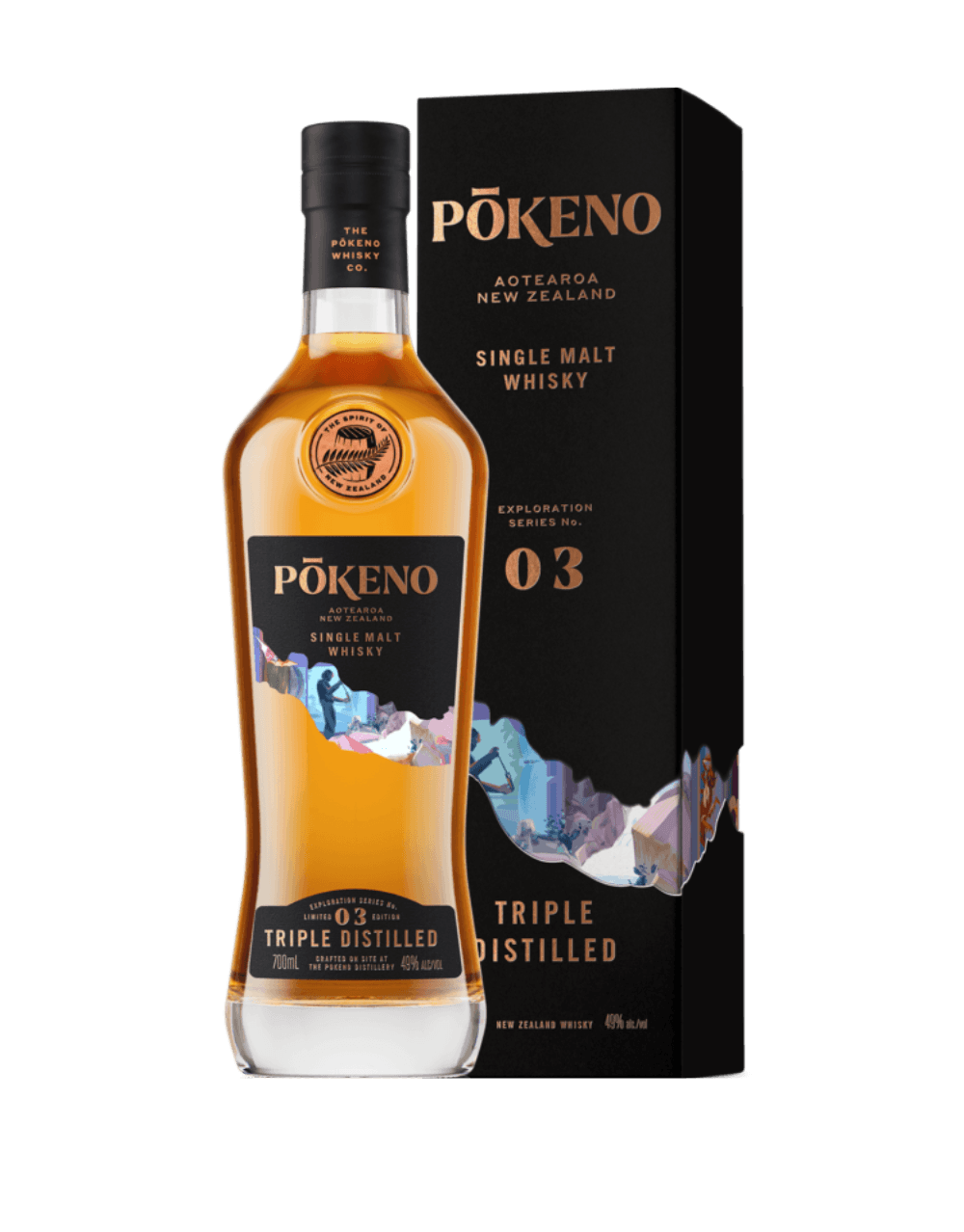 PŌKENO EXPLORATION SERIES TRIPLE DISTILLED WHISKY