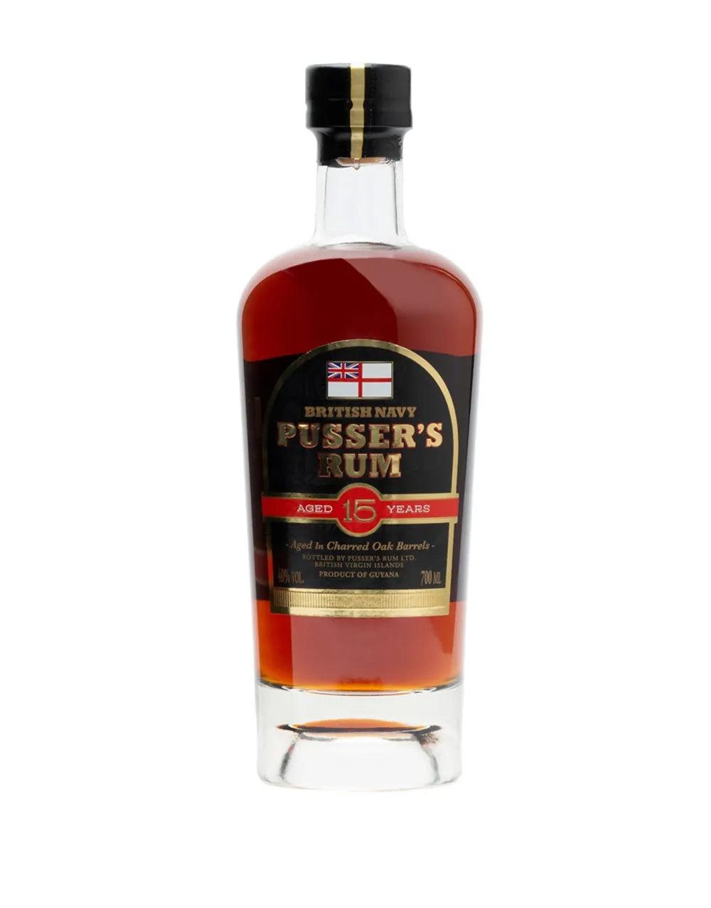 PUSSER'S TRUE AGED 15 YEAR OLD RUM