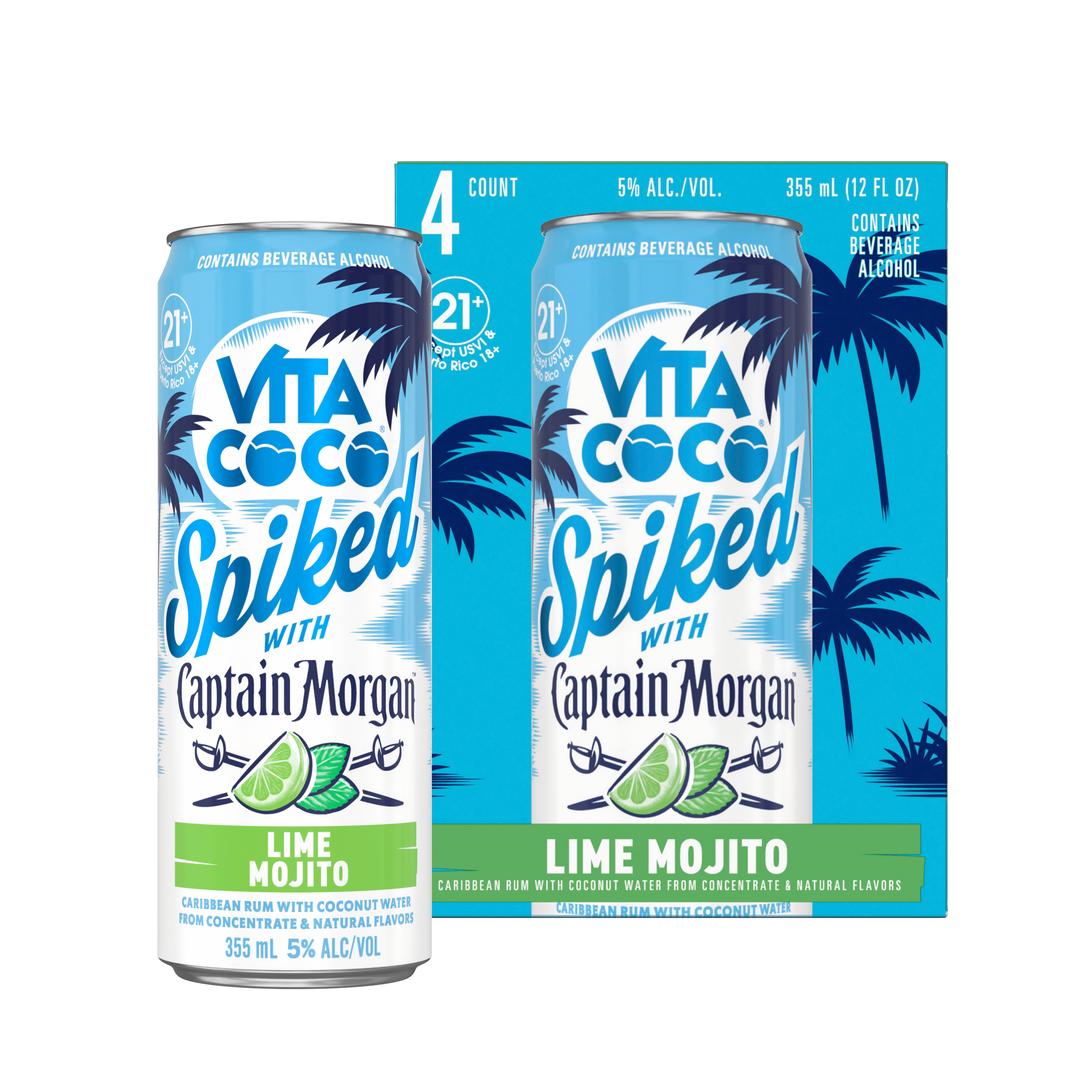 VITA COCO SPIKED WITH CAPTAIN MORGAN LIME MOJITO