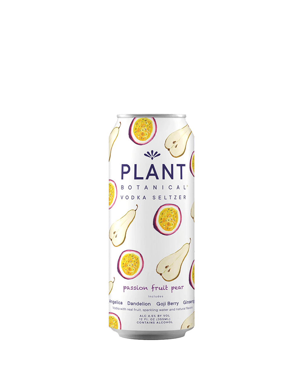 PLANT BOTANICAL PASSIONFRUIT PEAR PREMIUM VODKA SELTZER