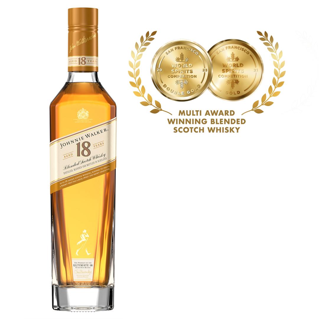 JOHNNIE WALKER AGED 18 YEARS BLENDED SCOTCH WHISKY