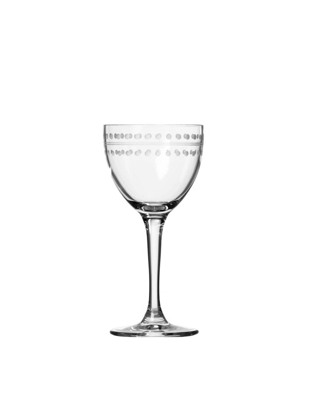 ROLF GLASS MID-CENTURY MODERN NIC AND NORA COCKTAIL GLASS (SET OF 4)