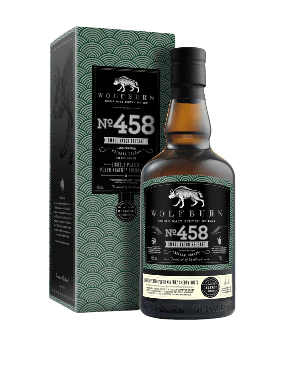 WOLFBURN SMALL BATCH NO. 458 SCOTCH WHISKY