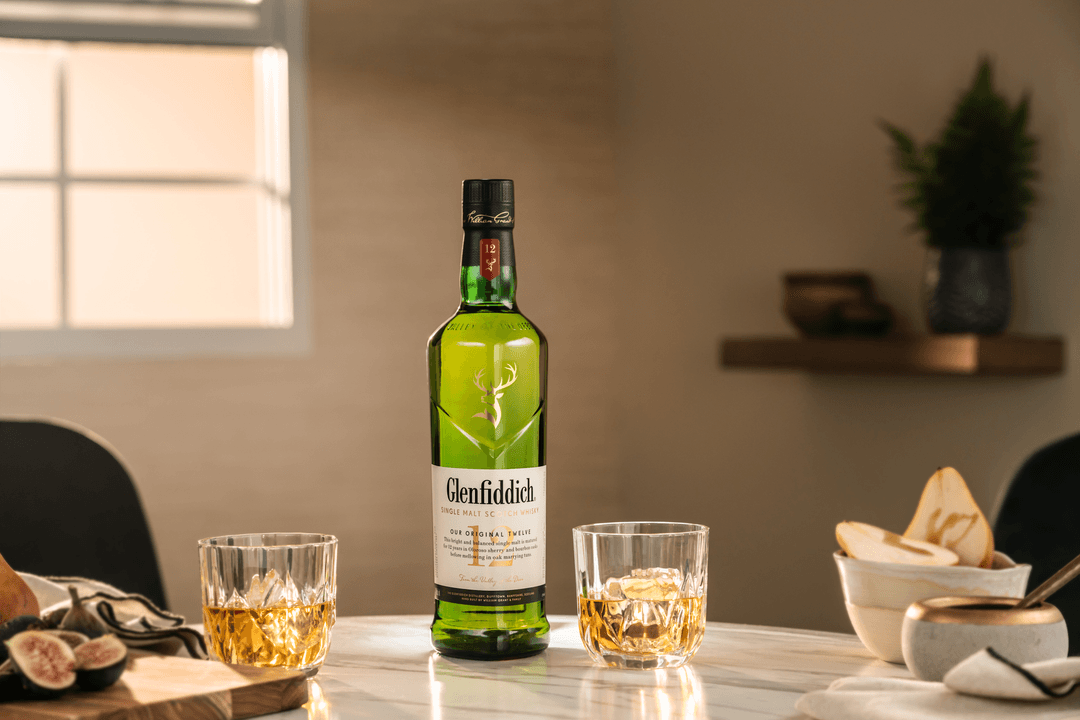 GLENFIDDICH 12 YEAR OLD SINGLE MALT SCOTCH WHISKY