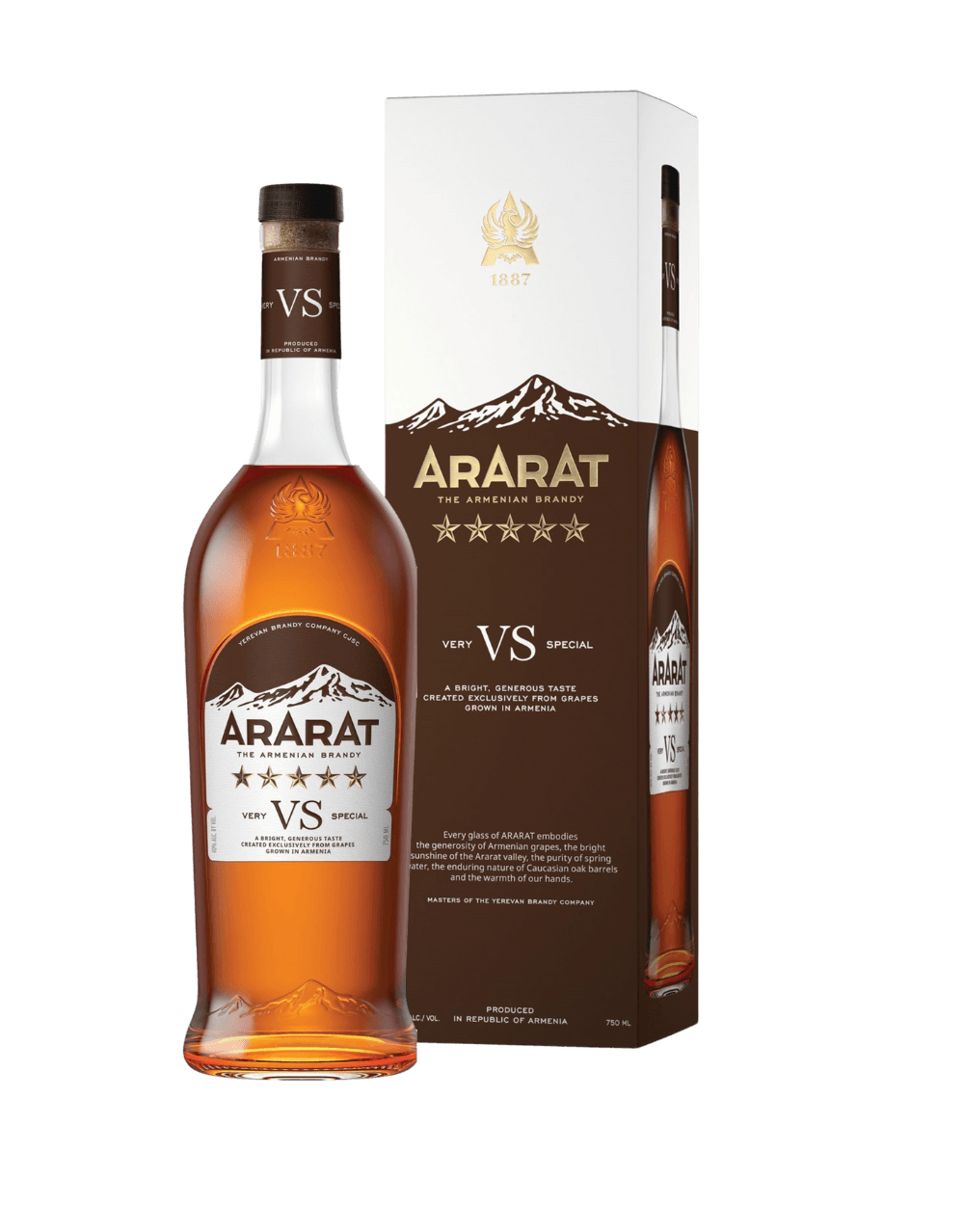 ARARAT - 5 STAR VS - 5 YEAR OLD