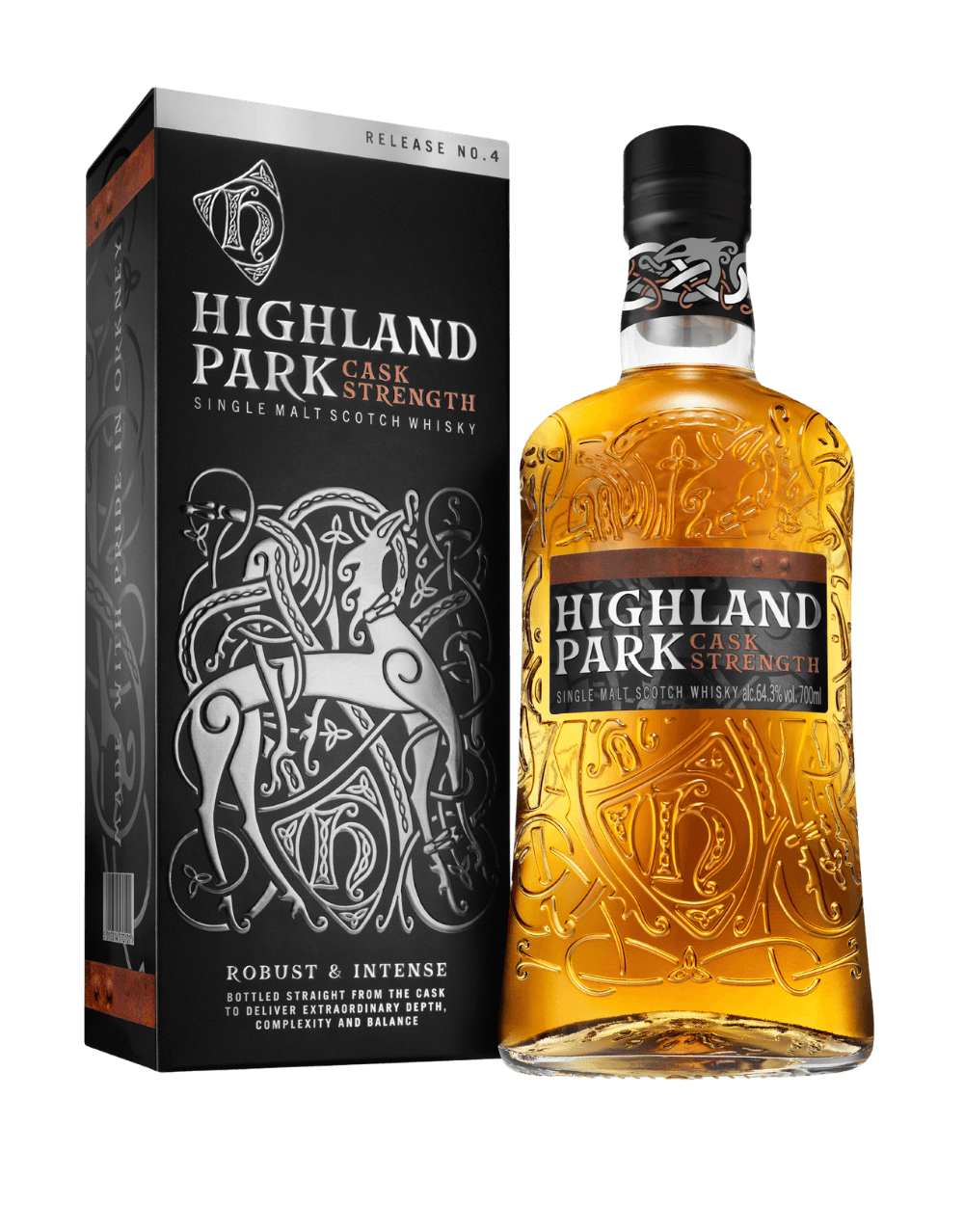 HIGHLAND PARK CASK STRENGTH SINGLE MALT SCOTCH RELEASE 4