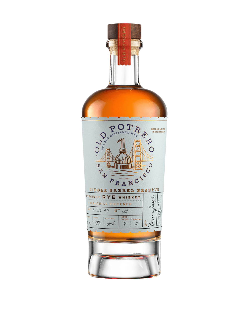 OLD POTRERO SINGLE BARREL STRAIGHT RYE WHISKEY S1B45