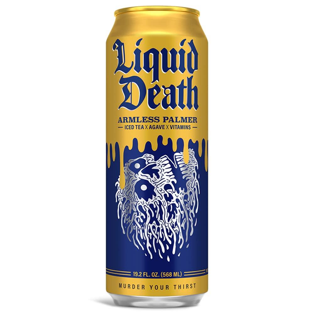 LIQUID DEATH ICED BLACK TEA, ARMLESS PALMER