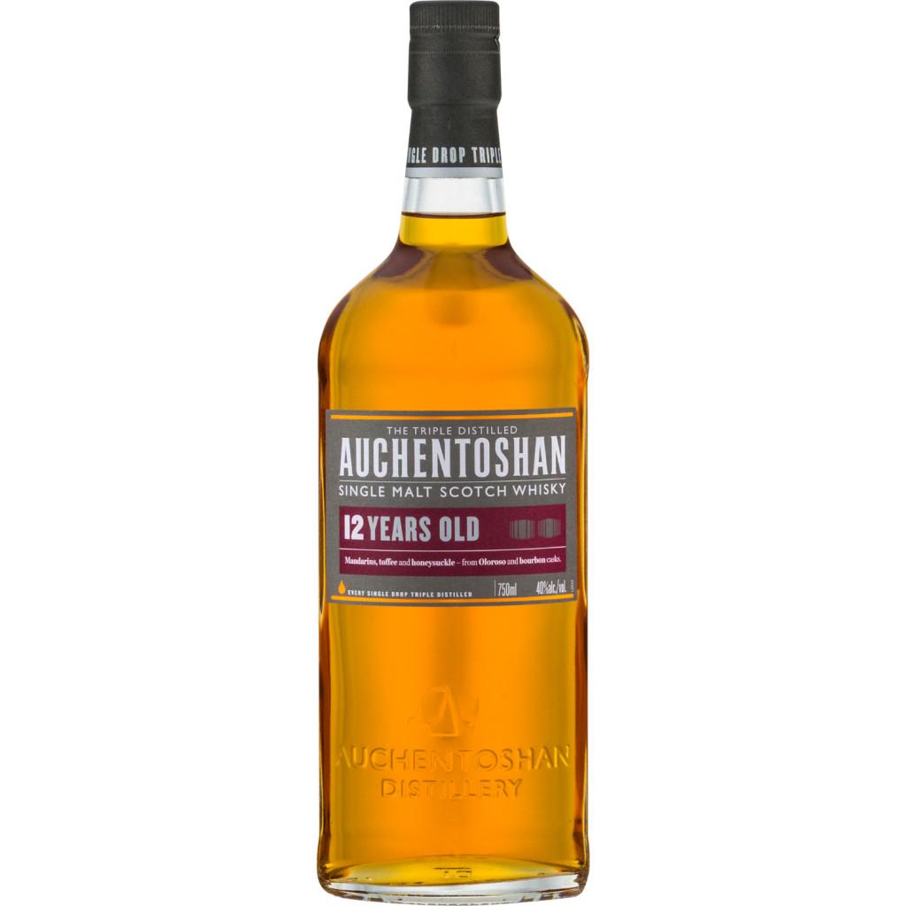 AUCHENTOSHAN 12 YEAR LOWLAND SINGLE MALT SCOTCH WHISKY