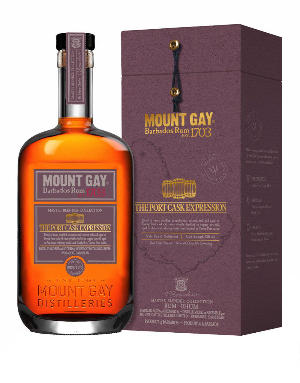 MOUNT GAY PORT CASK EXPRESSION MASTER BLENDER COLLECTION RUM