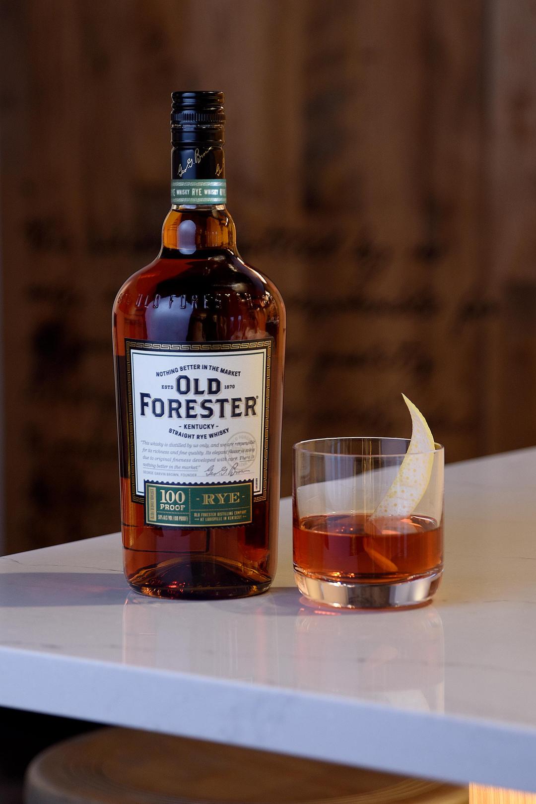 OLD FORESTER KENTUCKY STRAIGHT RYE WHISKY