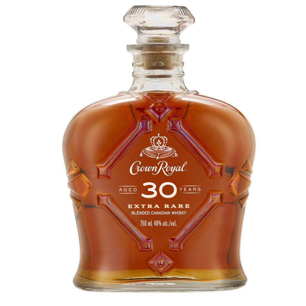 CROWN ROYAL EXTRA RARE 30 YEAR OLD BLENDED CANADIAN WHISKY