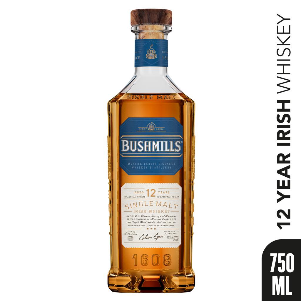 BUSHMILLS® 12 YEAR OLD SINGLE MALT WHISKEY