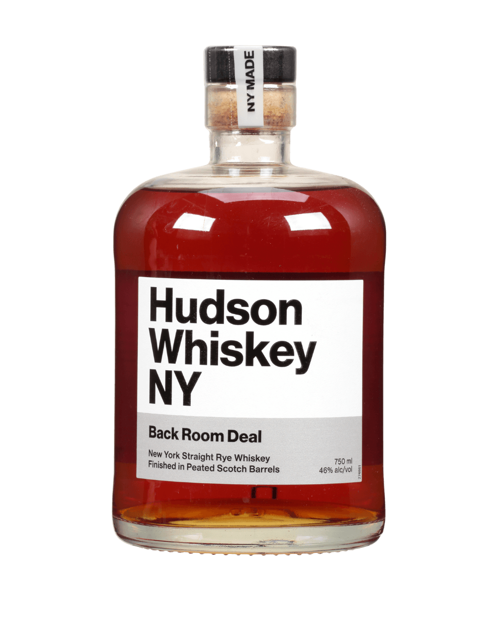 HUDSON BACK ROOM DEAL NEW YORK STRAIGHT RYE WHISKEY