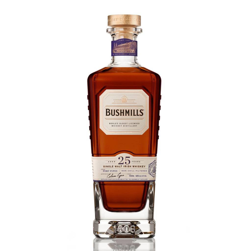 BUSHMILLS 25 YEAR OLD SINGLE MALT WHISKEY