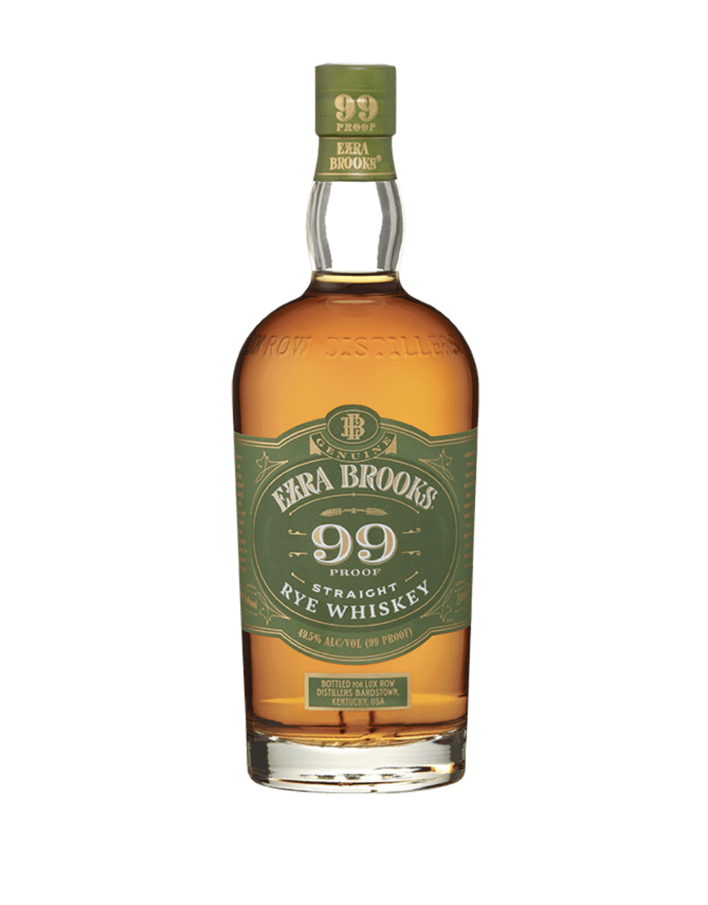 EZRA BROOKS 99 STRAIGHT RYE WHISKEY