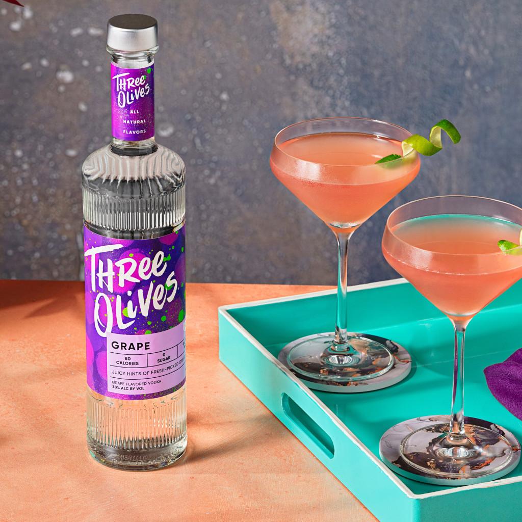 THREE OLIVES® GRAPE VODKA