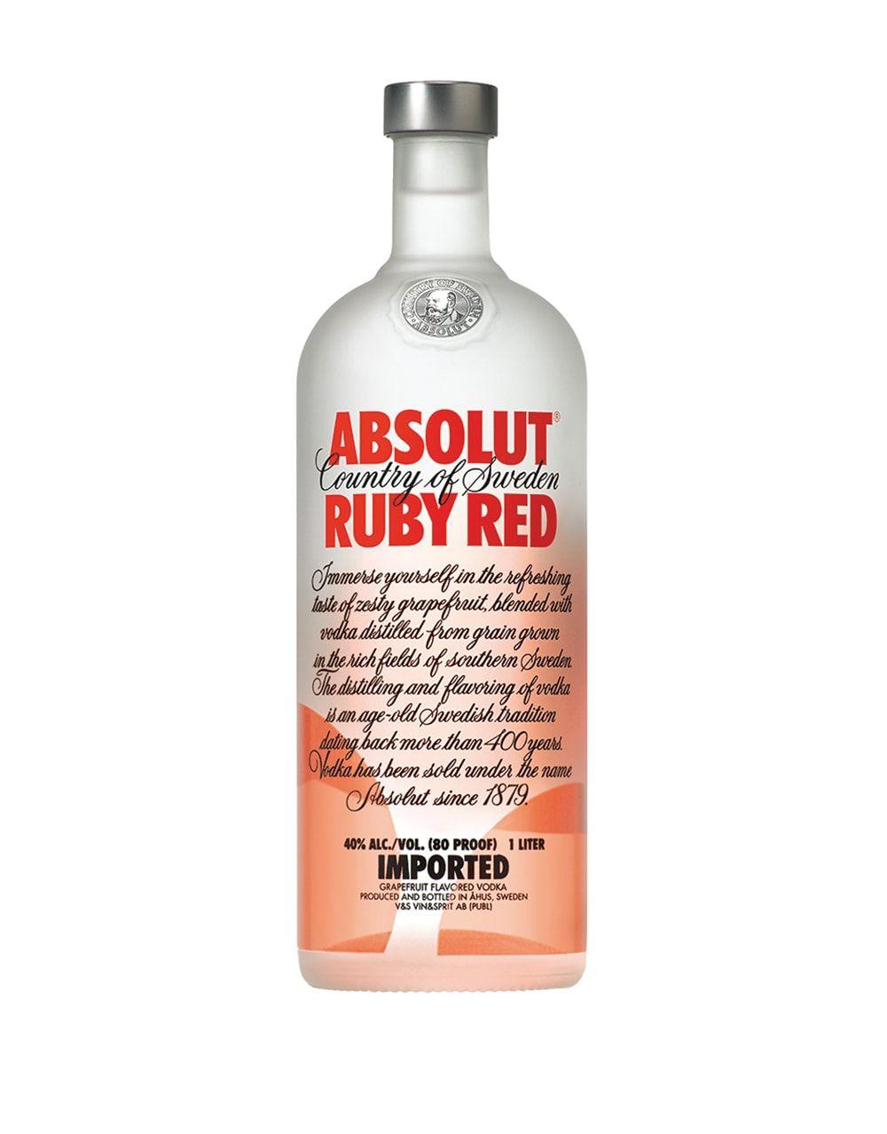 ABSOLUT RUBY RED VODKA