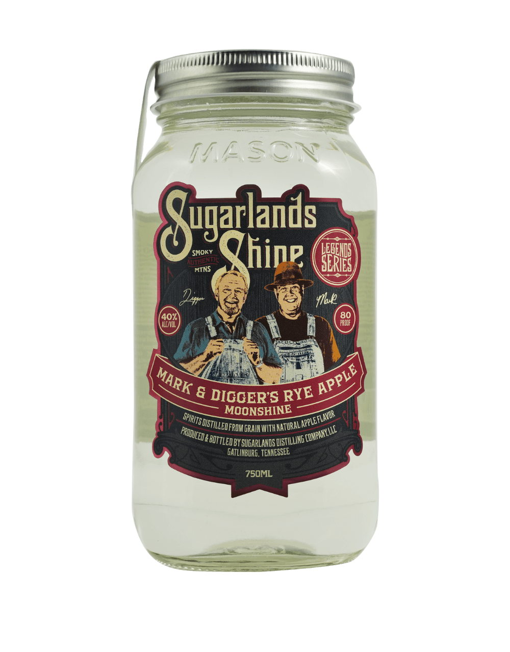 SUGARLANDS MARK & DIGGER'S RYE APPLE MOONSHINE