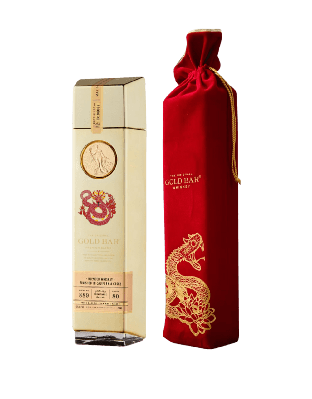 GOLD BAR WHISKEY LUNAR NEW YEAR EDITION