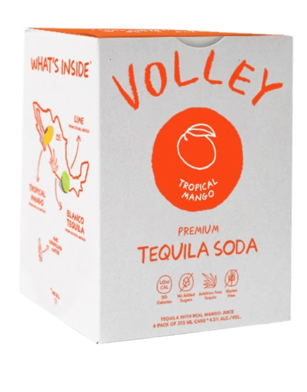 VOLLEY TROPICAL MANGO TEQUILA SELTZER