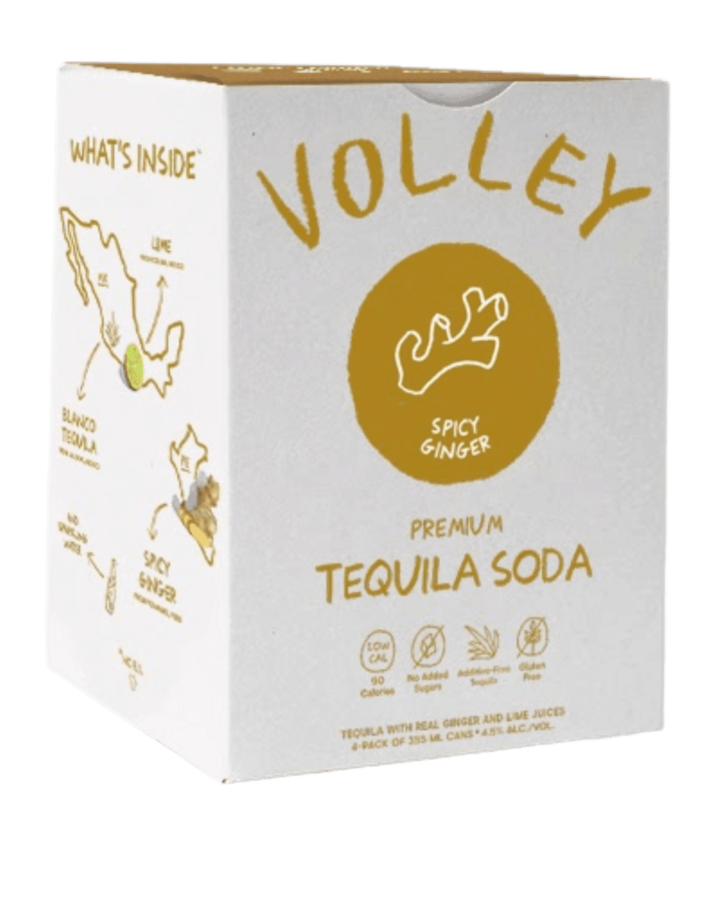 VOLLEY SPICY GINGER TEQUILA SELTZER