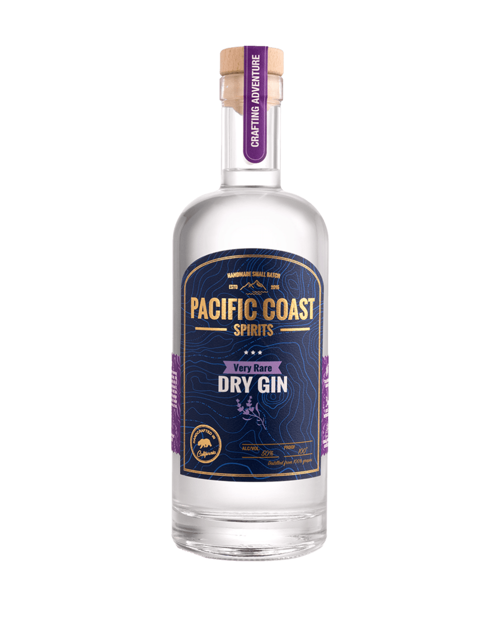 PACIFIC COAST CALIFORNIA VERY RARE DRY GIN