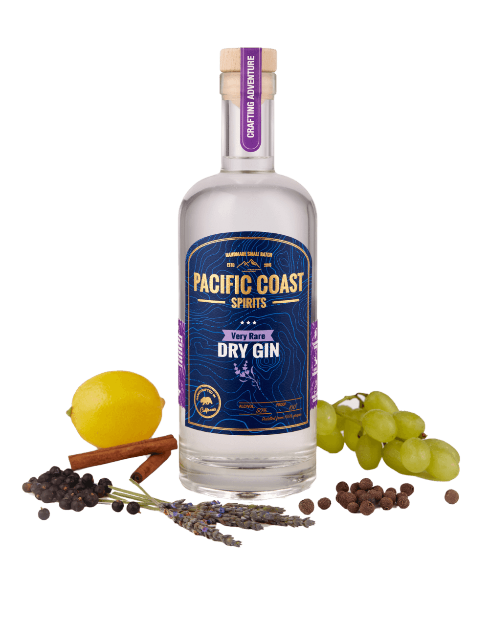 PACIFIC COAST CALIFORNIA VERY RARE DRY GIN