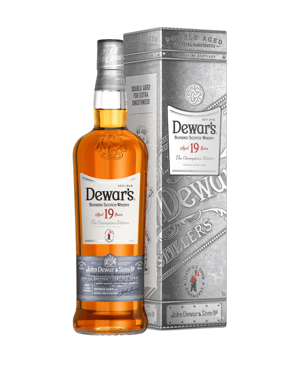 DEWAR'S 19 YEAR OLD "THE CHAMPION'S 124TH EDITION" RYE CASK FINISH