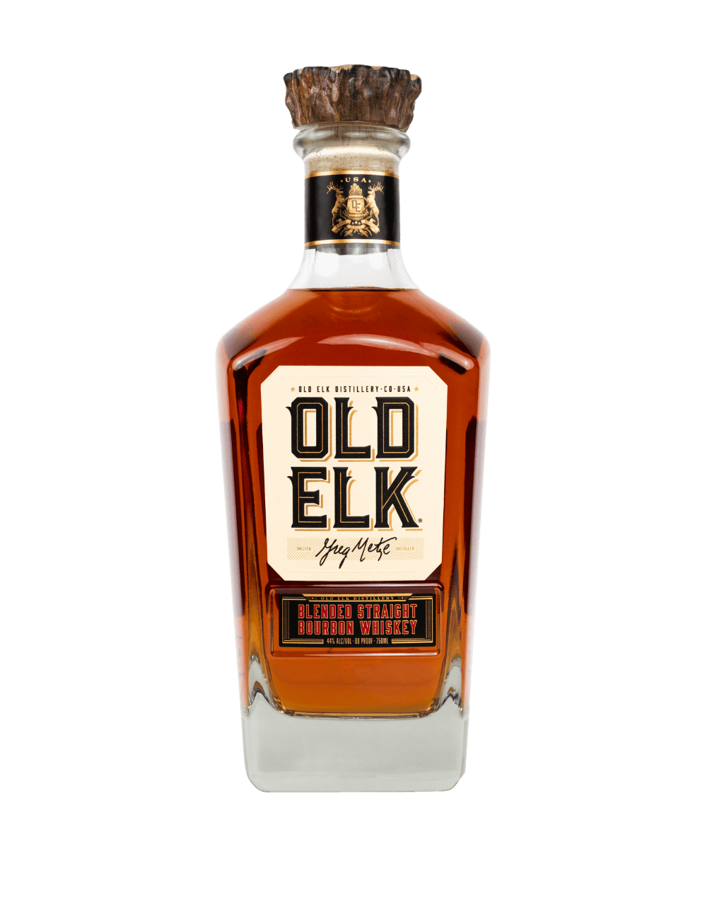 OLD ELK BLENDED STRAIGHT BOURBON WHISKEY