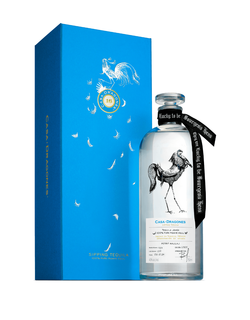 TEQUILA CASA DRAGONES JOVEN PETRIT HALILAJ ARTIST EDITION