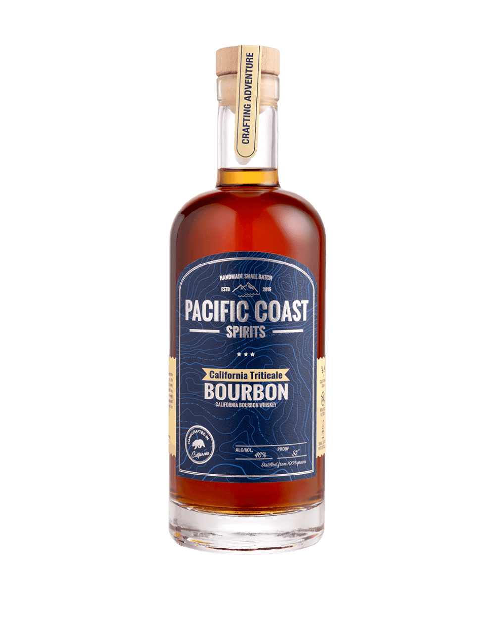 PACIFIC COAST CALIFORNIA TRITICALE BOURBON WHISKEY