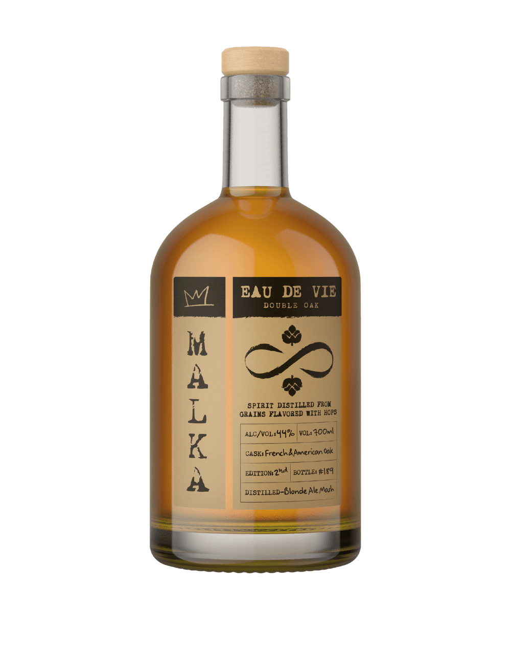 MALKA EAU DE VIE DOUBLE OAK