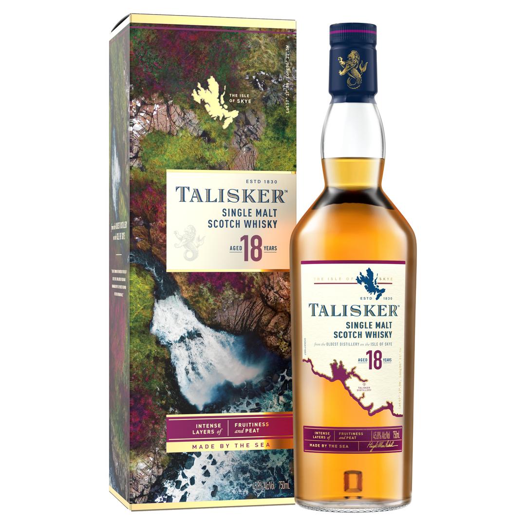 TALISKER 18 YEARS OLD SINGLE MALT WHISKEY