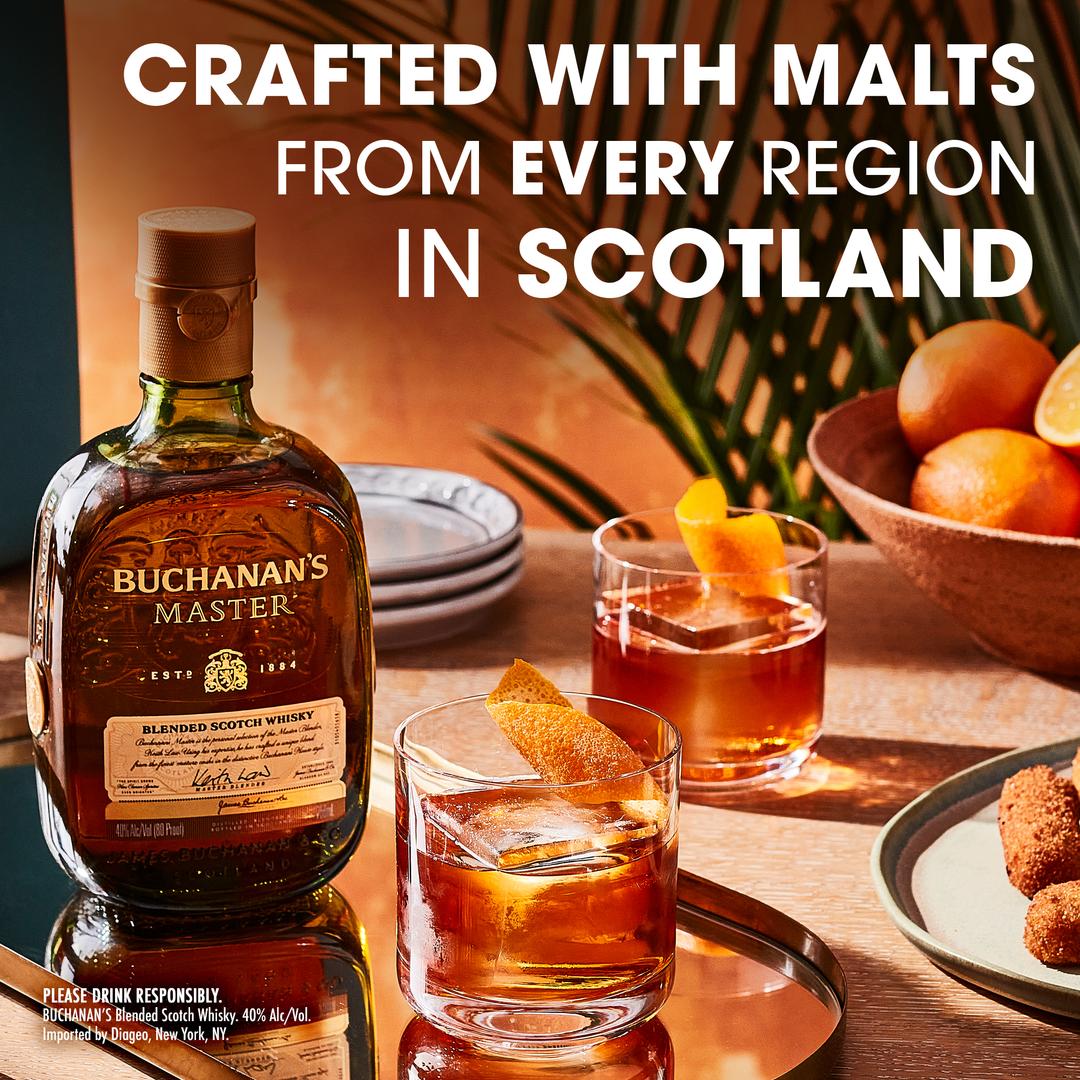 BUCHANAN'S MASTER BLENDED SCOTCH WHISKEY