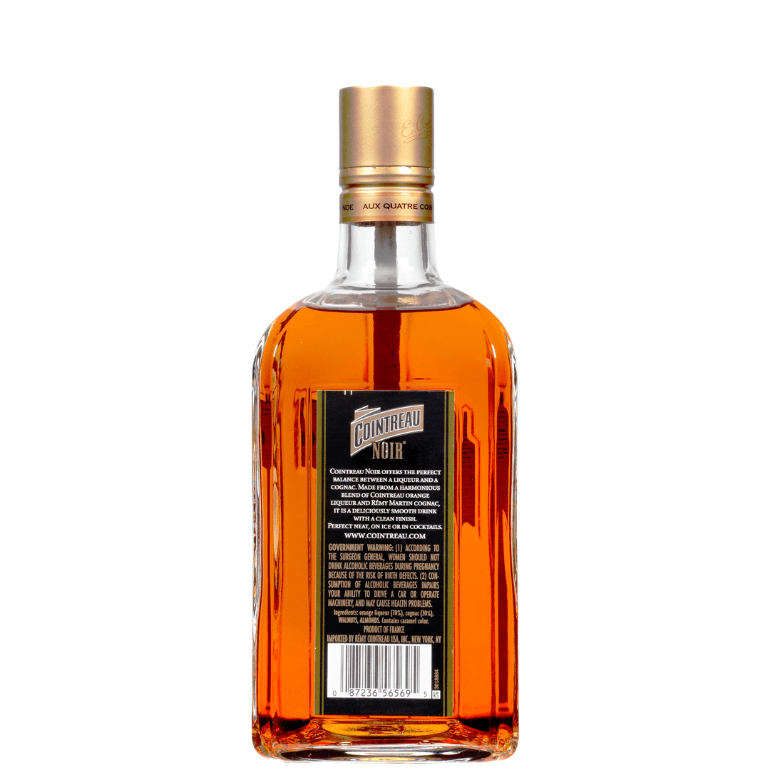 COINTREAU NOIR ORANGE LIQUEUR TRIPLE SEC WITH COGNAC