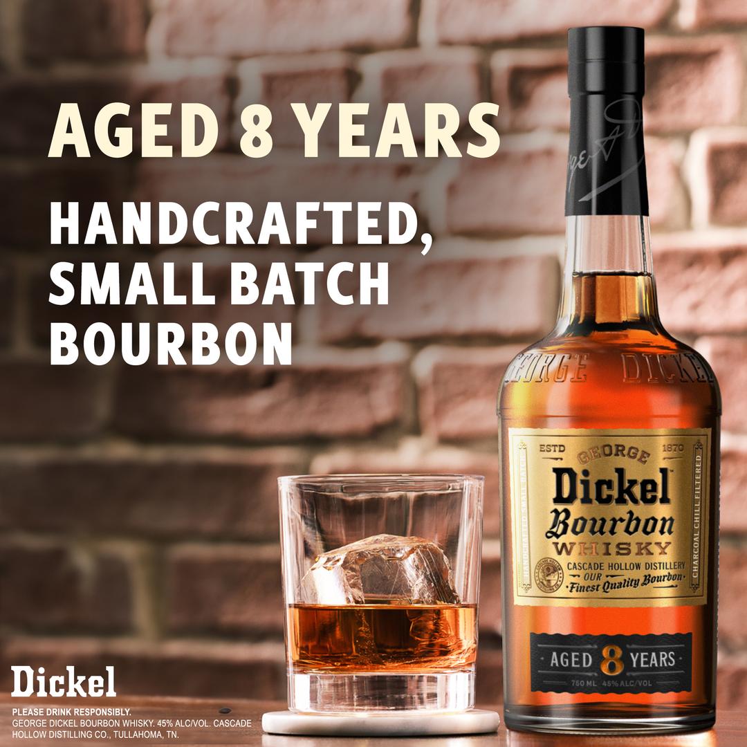 GEORGE DICKEL BOURBON WHISKY AGED 8 YEARS