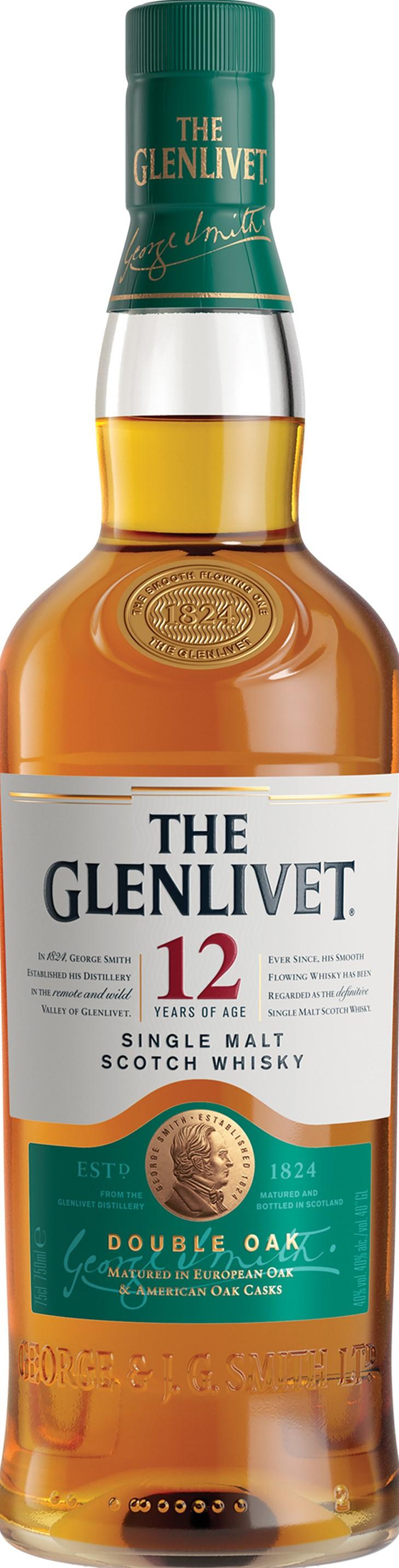 THE GLENLIVET 12 YEAR OLD SINGLE MALT SCOTCH WHISKY