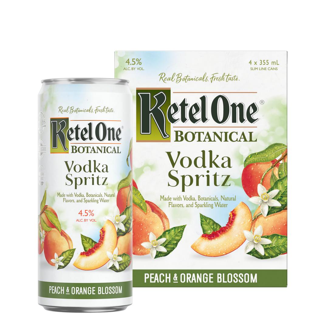 KETEL ONE BOTANICAL VODKA SPRITZ PEACH & ORANGE BLOSSOM