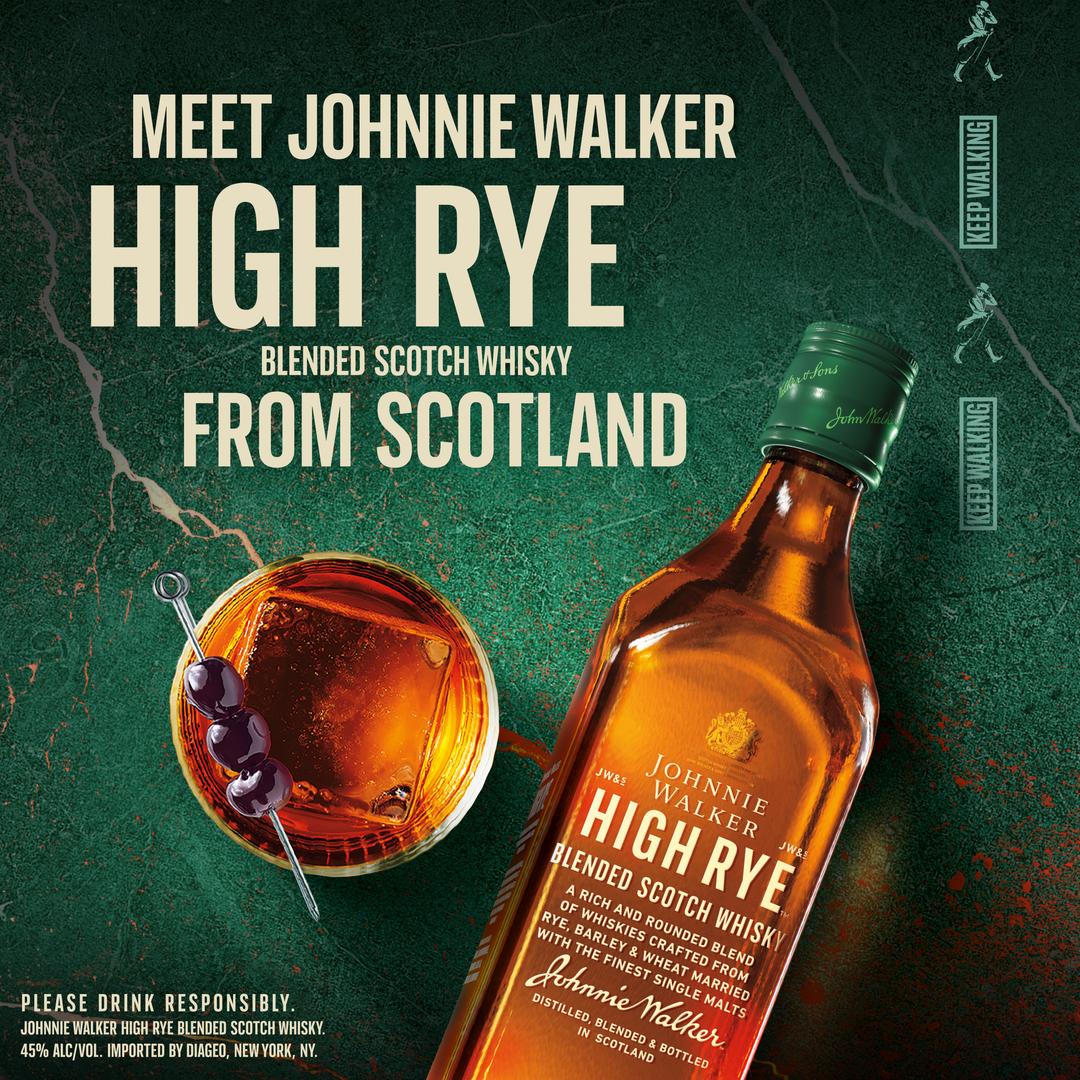 JOHNNIE WALKER HIGH RYE BLENDED SCOTCH WHISKY