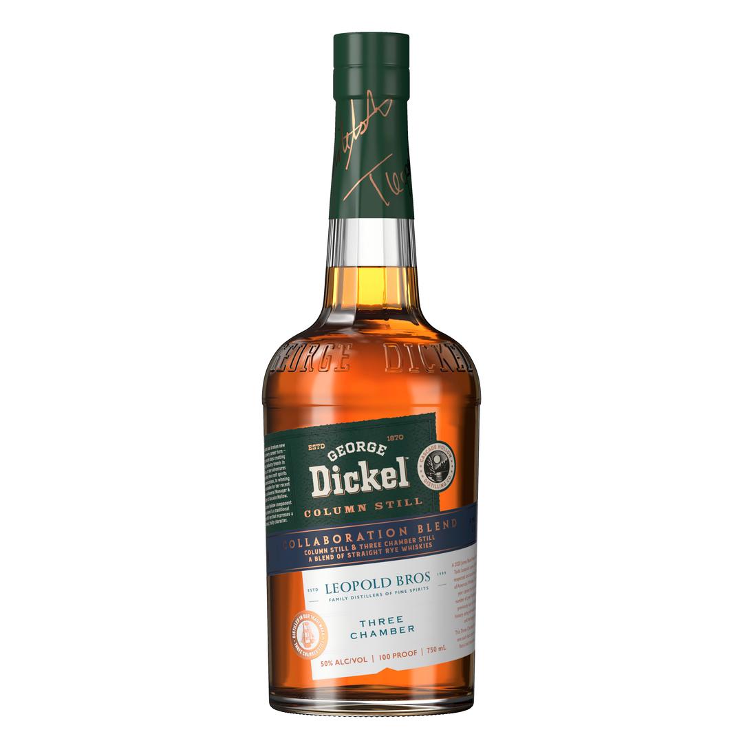 GEORGE DICKEL AND LEOPOLD BROTHERS COLLABORATION BLEND RYE WHISKY