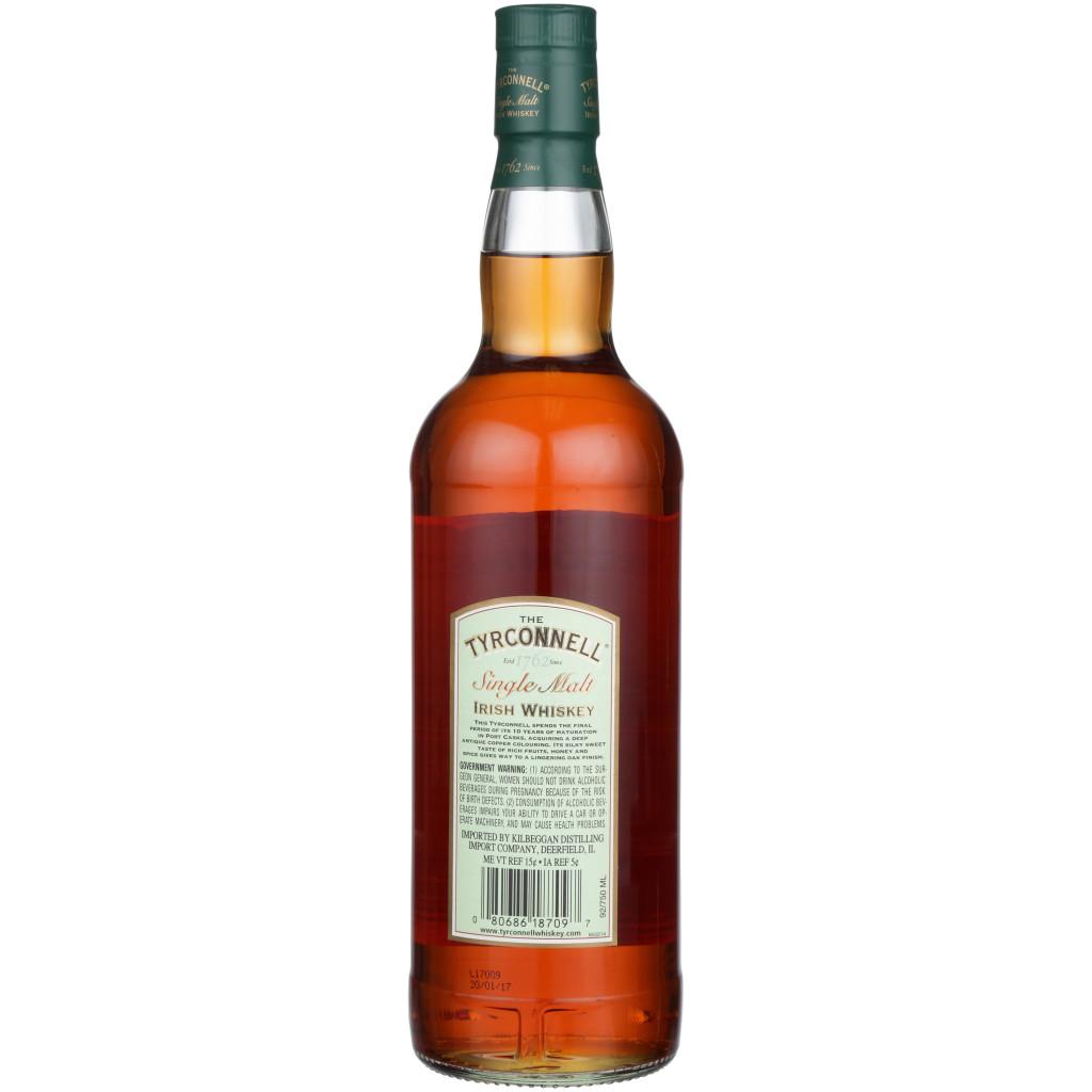 THE TYRCONNELL® 10 YEAR SINGLE MALT IRISH WHISKEY, PORT CASK FINISH