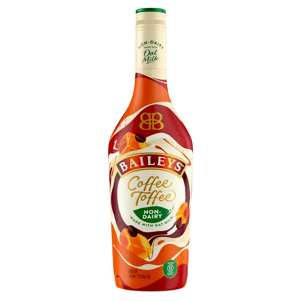 BAILEYS COFFEE TOFFEE NON-DAIRY LIQUEUR MADE WITH OAT MILK