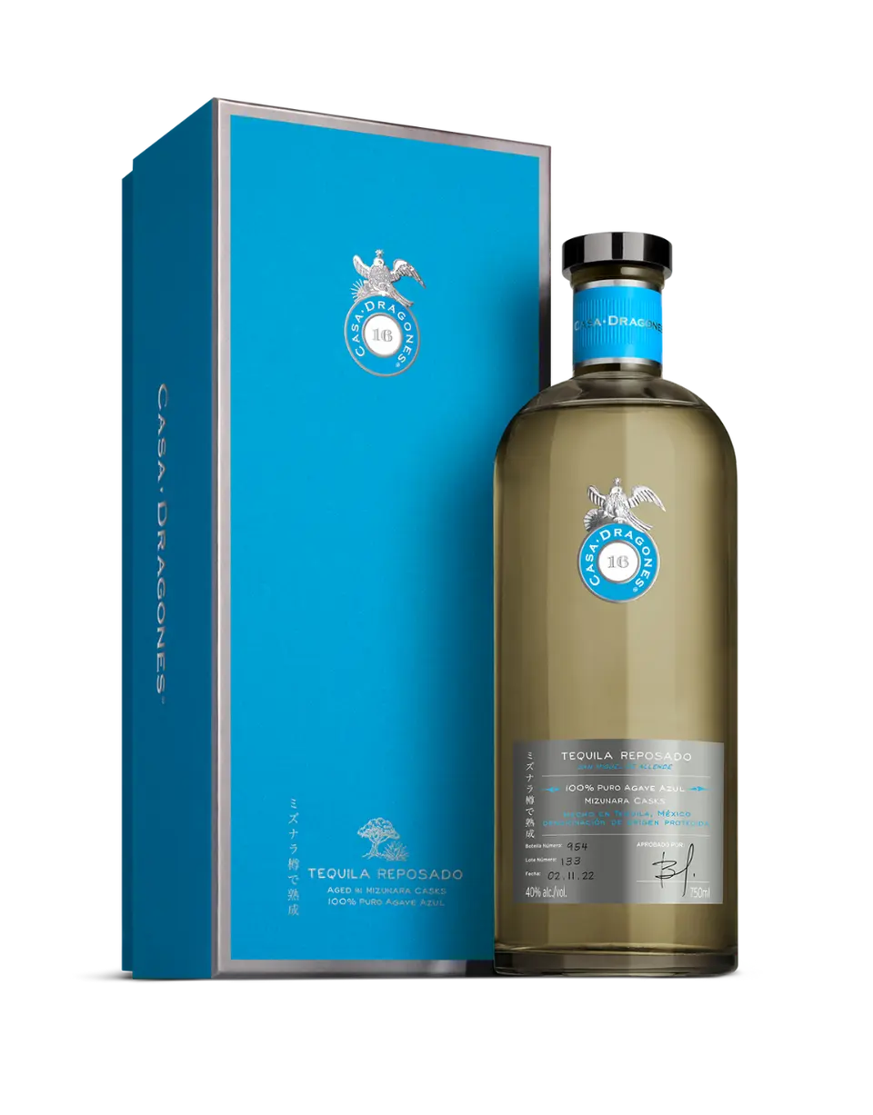TEQUILA CASA DRAGONES REPOSADO MIZUNARA