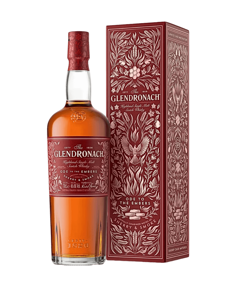 GLENDRONACH ODE TO THE EMBERS SINGLE MALT SCOTCH WHISKY
