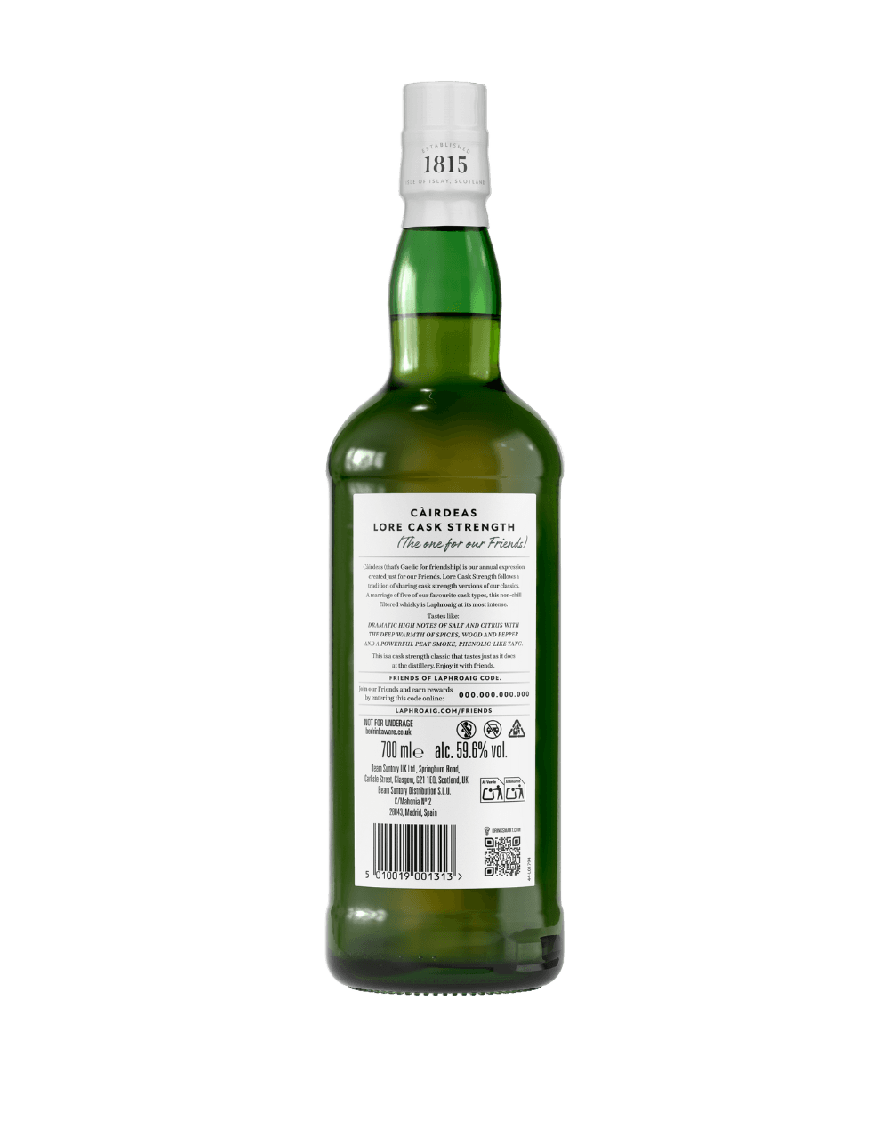 LAPHROAIG CÀIRDEAS 2025 LORE CASK STRENGTH ISLAY SINGLE MALT SCOTCH WHISKY