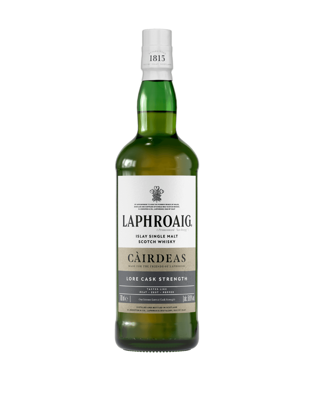 LAPHROAIG CÀIRDEAS 2025 LORE CASK STRENGTH ISLAY SINGLE MALT SCOTCH WHISKY