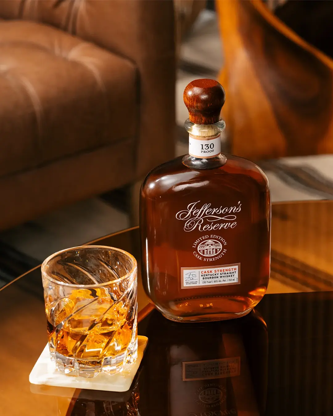 JEFFERSON'S RESERVE CASK STRENGTH BOURBON WHISKEY