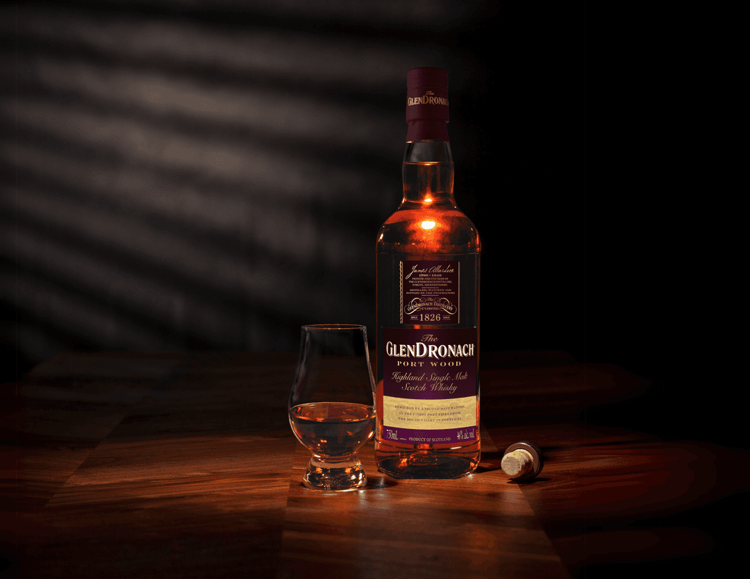 THE GLENDRONACH SINGLE MALT SCOTCH WHISKY PORTWOOD